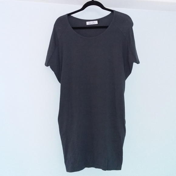 Fighting Eel Ava Sky Dress Logan Charcoal Gray S - Picture 2 of 16